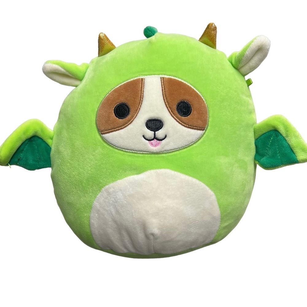 Halloween Squishmallow Reginald the Corgi in Dragon Costume 8” Stuffed Plush